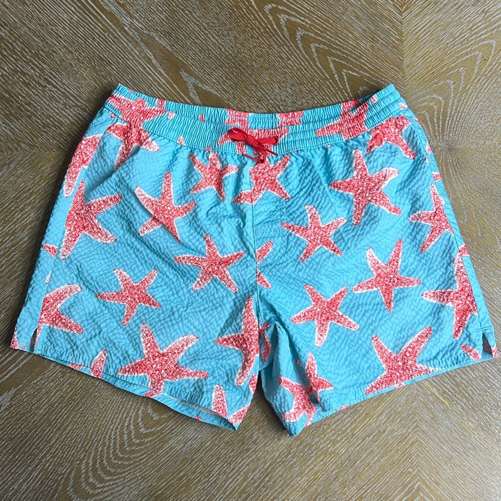 COAST TO COAST Blue Starfish Boys Swim Shorts 12 Yrs